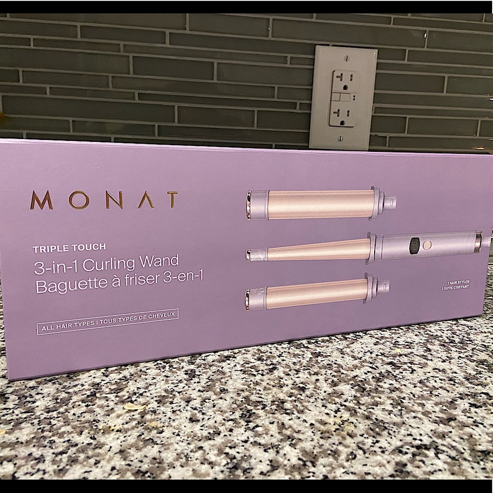 Monat Triple Touch Three-in-One Curling Wand
